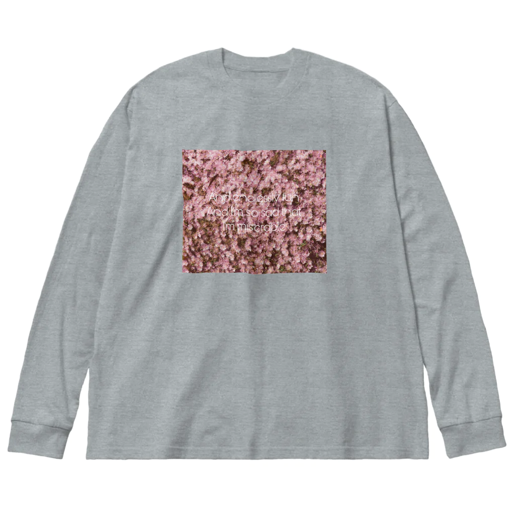 Oncidium  by minamisenaのLong vacation ビッグシルエットロングスリーブTシャツ