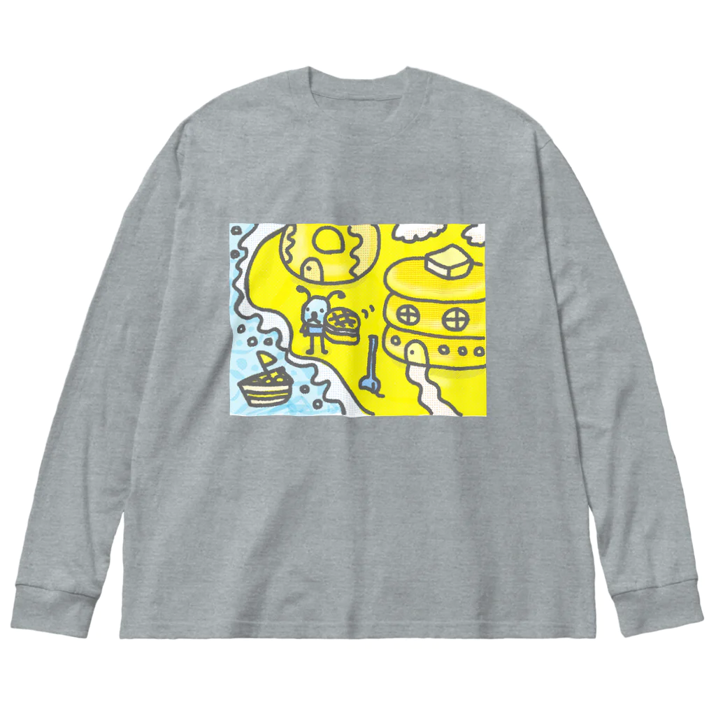 惑星プルルのホットオケーキ海岸管理人　アーリン大佐 Big Long Sleeve T-Shirt