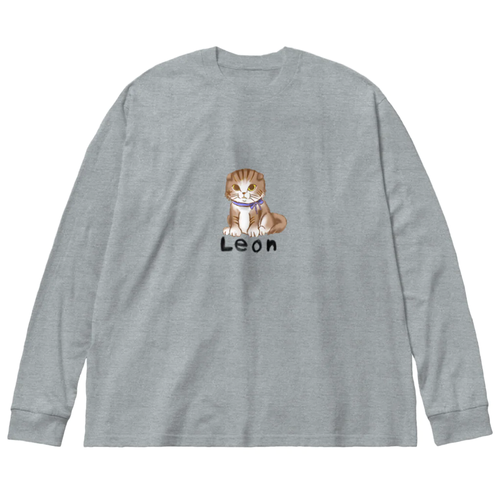 "Schönheit" シェーンハイトの猫のLEON(レオン) ビッグシルエットロングスリーブTシャツ