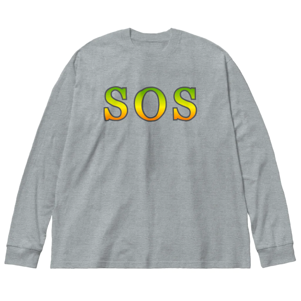 ムエックネのSOS 루즈핏 롱 슬리브 티셔츠