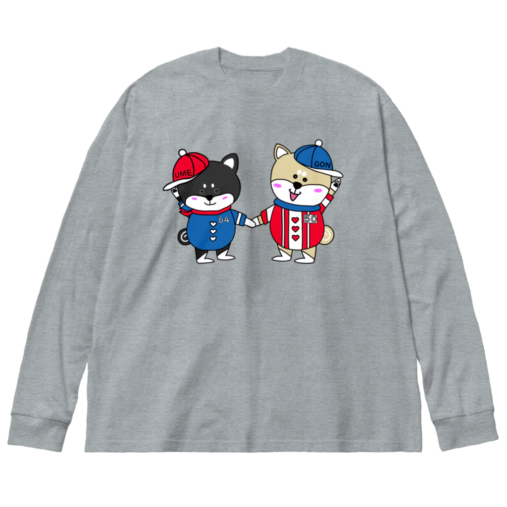 黒柴の梅吉でやんすのがんばろう！ Big Long Sleeve T-Shirt