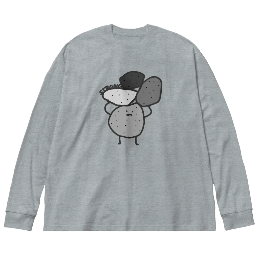 ＋Whimsyのつよいいし Big Long Sleeve T-Shirt