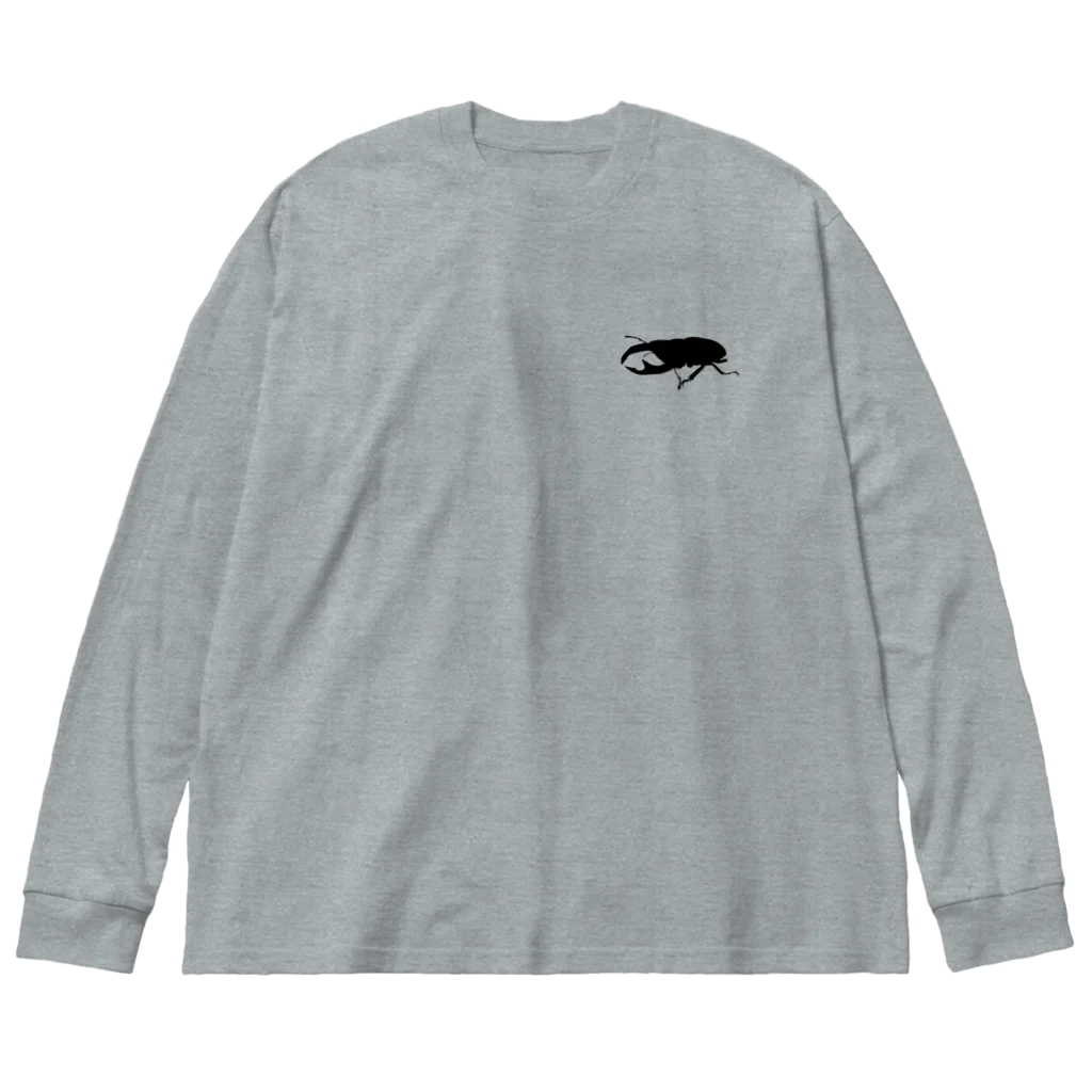 Beejouxのクワガタが大好きだ(ブラックデザイン) Big Long Sleeve T-Shirt