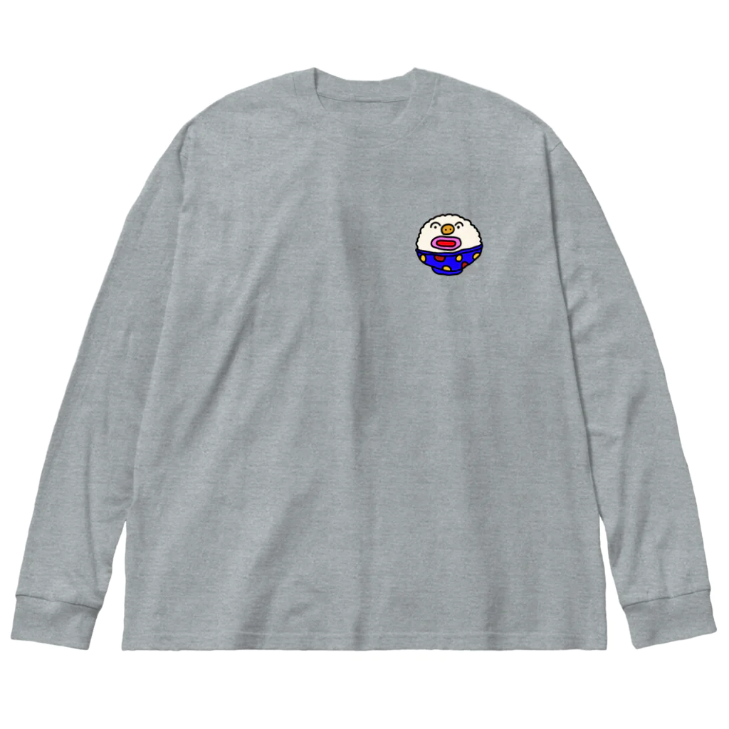 ごはんくんと仲間たちのごはんくんクラシック Big Long Sleeve T-Shirt
