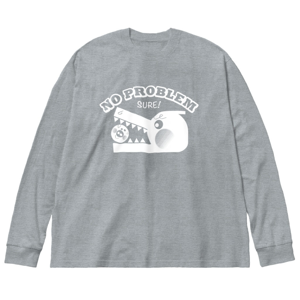 SESTA SHOPのNO PROBLEM Big Long Sleeve T-Shirt