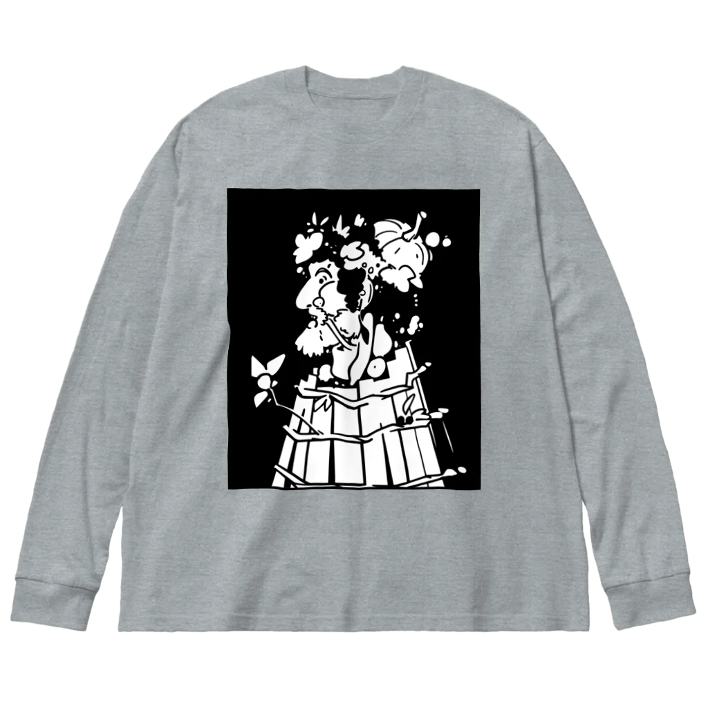 山形屋米店のジュゼッペ・アルチンボルド作 『四季＿秋』 Big Long Sleeve T-Shirt