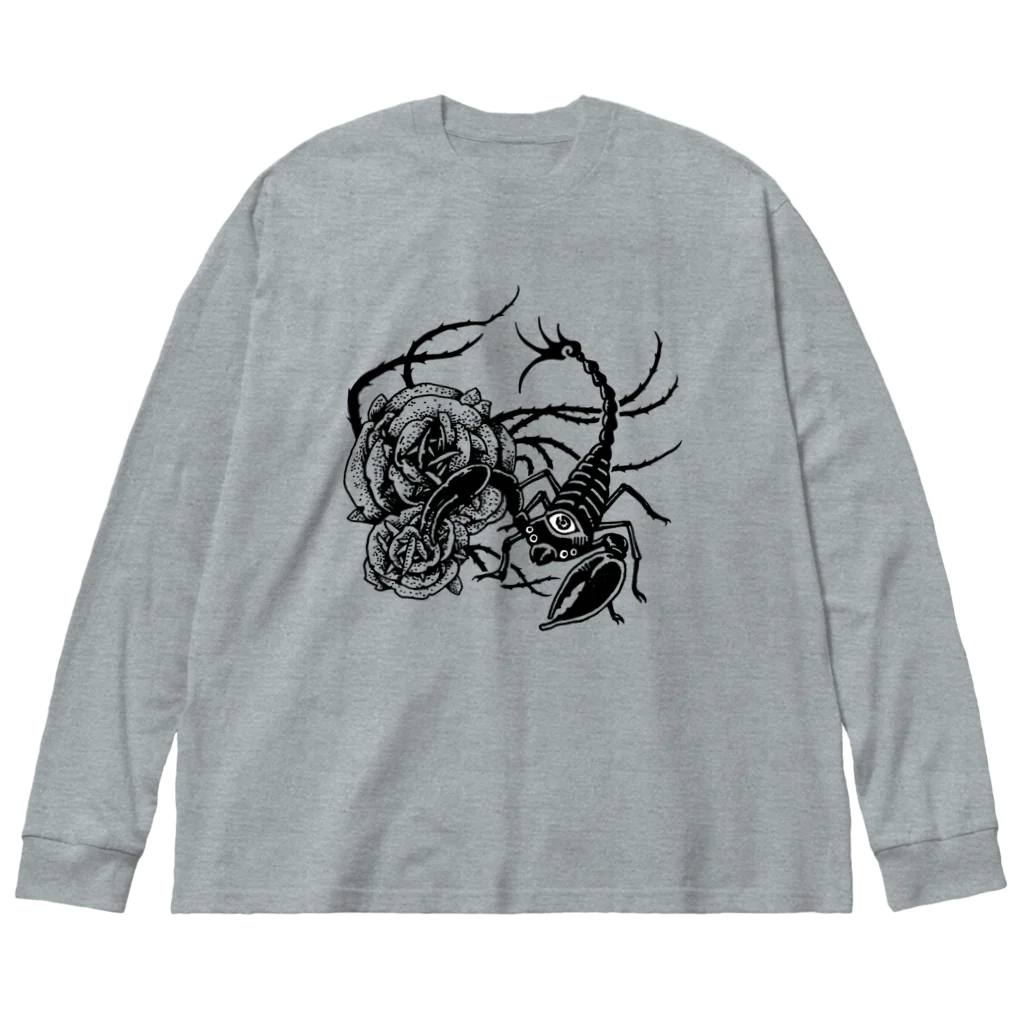 Alba spinaの砂漠の薔薇蠍 Big Long Sleeve T-Shirt