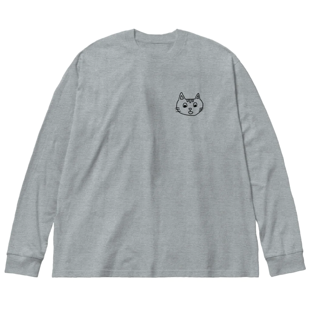 おネコ団地のネコのトラ吉 Big Long Sleeve T-Shirt