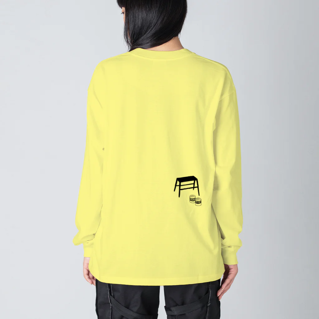 hilo tomula トムラ ヒロのPaint It POP ビッグシルエットロングスリーブTシャツ