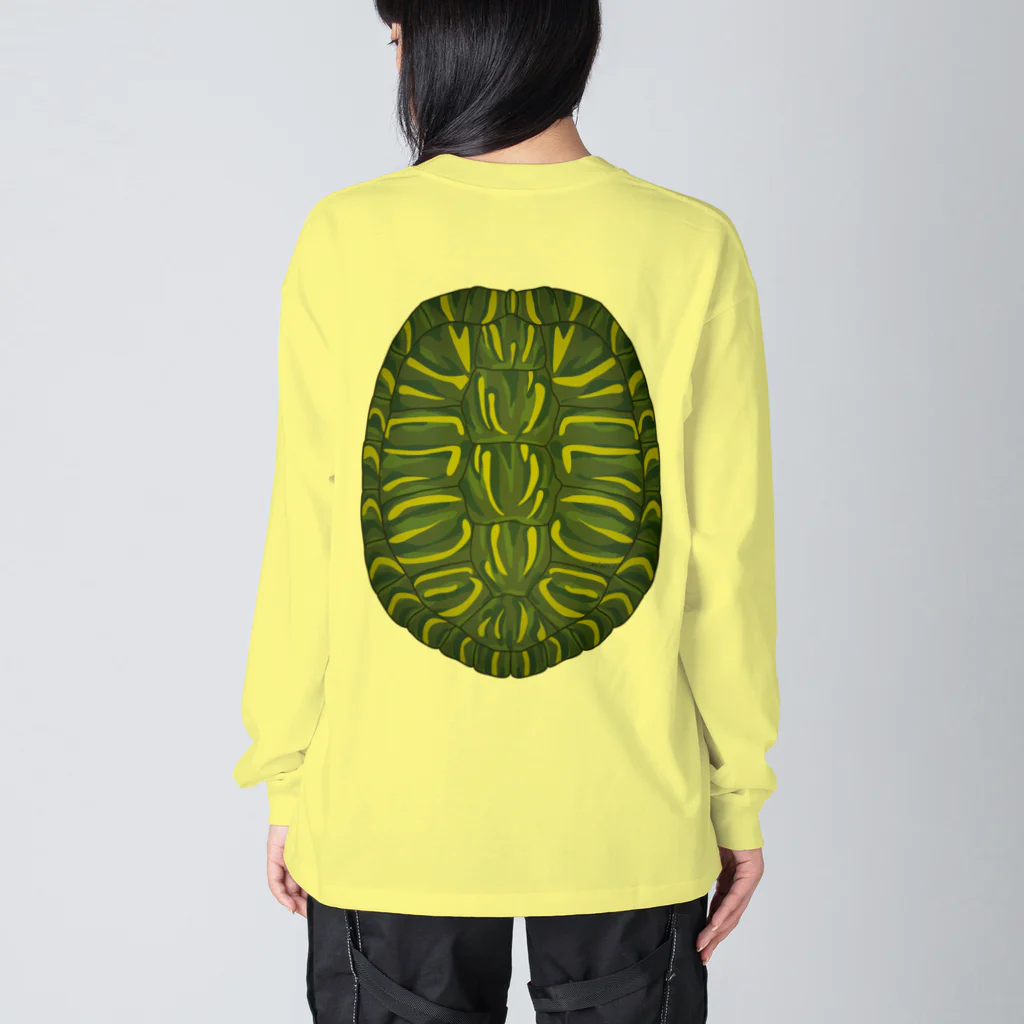 みのじのアカミミガメ Big Long Sleeve T-Shirt