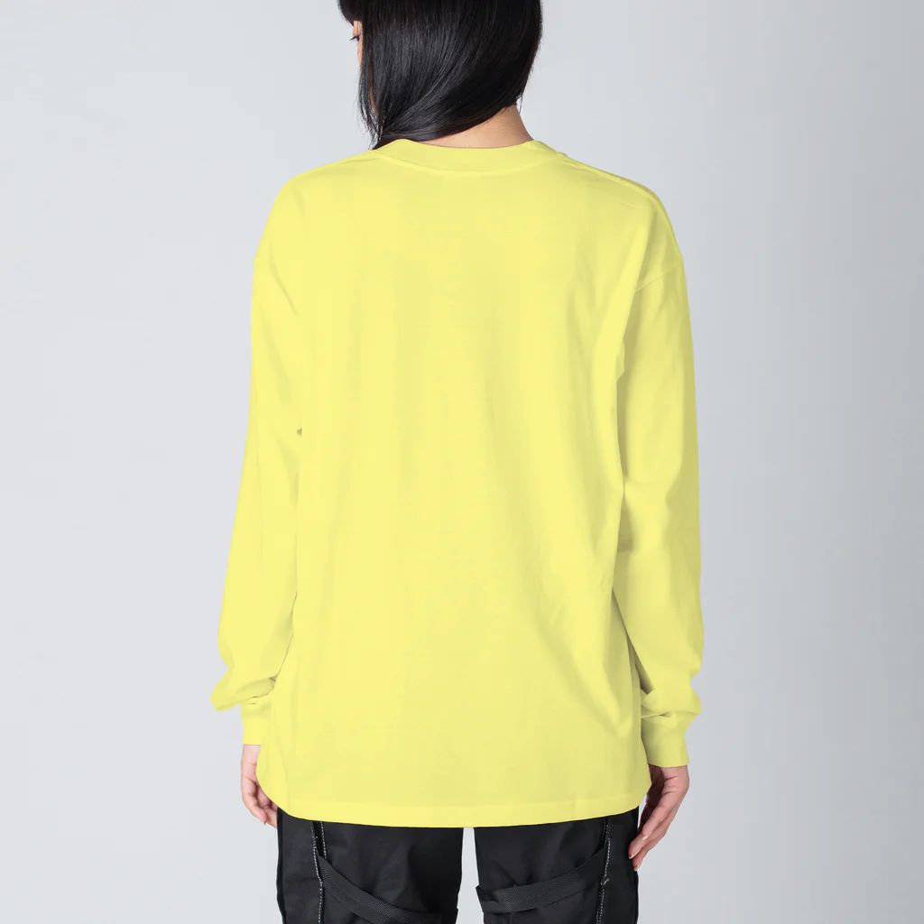 obosa_DENS/SABEAR_shop ＠SUZURIのおすわりマオちゃん_ウエア Big Long Sleeve T-Shirt