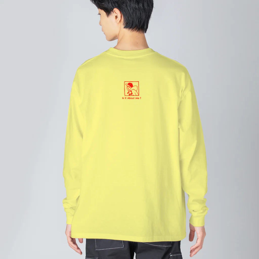 hilo tomula トムラ ヒロのGroup Collective Red Big Long Sleeve T-Shirt