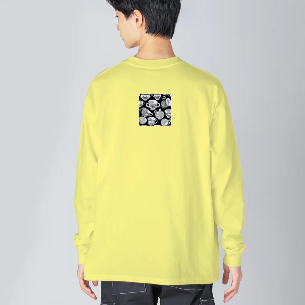 (っ◔◡◔)っ ♥ Le Petit Trésor ♥の花の詩カップ(The Flower Poetry Cup) Big Long Sleeve T-Shirt