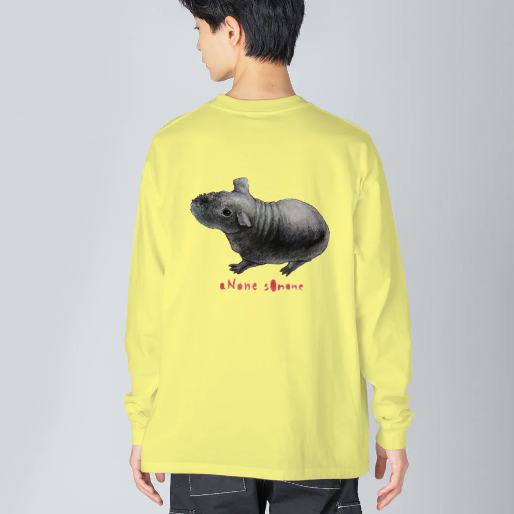 aNone sOnoneのスキニーギニアピッグ Big Long Sleeve T-Shirt