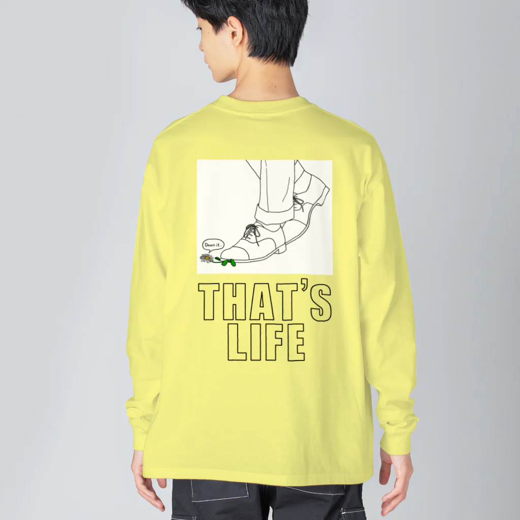 AUSTIN CAULFIELDの【淡色】THAT'S LIFE ビッグロングスリーブtee Big Long Sleeve T-Shirt