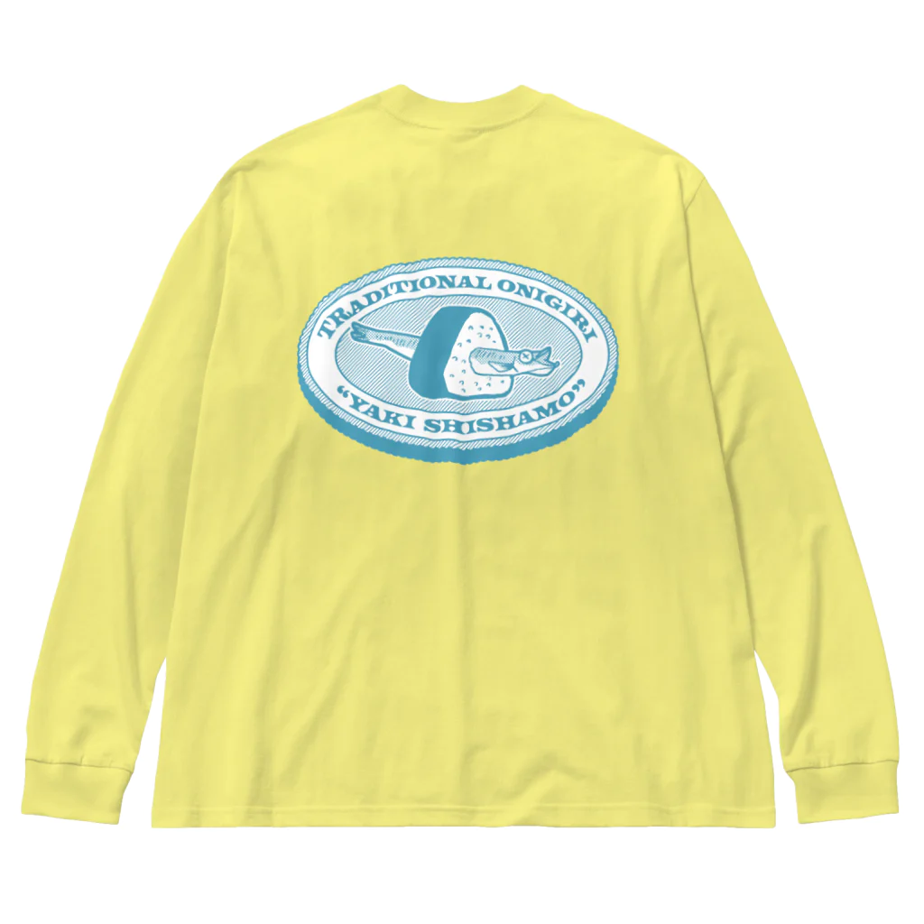 北風のゼリーの半生ししゃもおにぎり（ブルースカイ） Big Long Sleeve T-Shirt