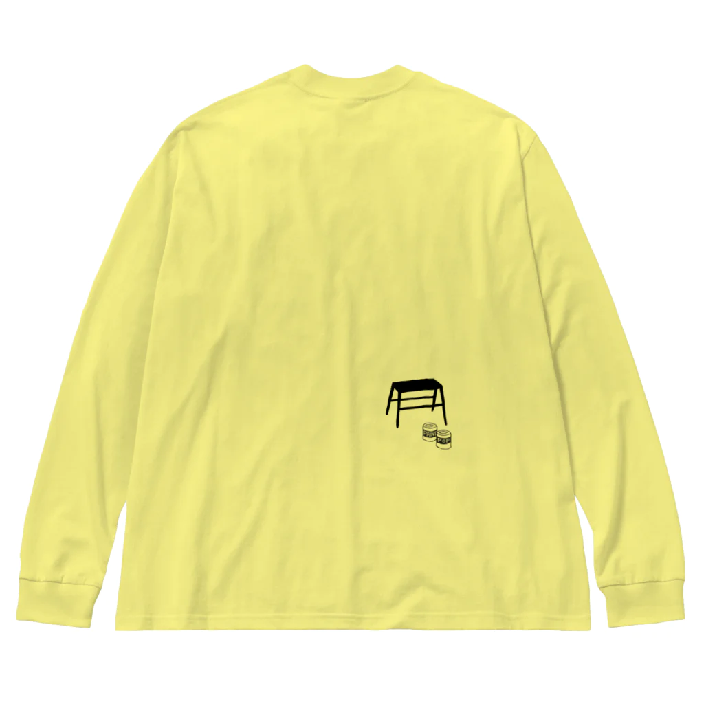 hilo tomula トムラ ヒロのPaint It POP ビッグシルエットロングスリーブTシャツ