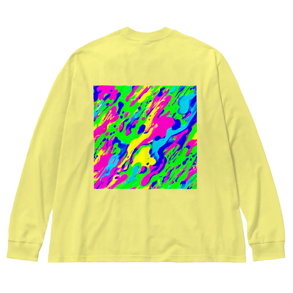 NeonLeakのペンキちゃん8 Big Long Sleeve T-Shirt