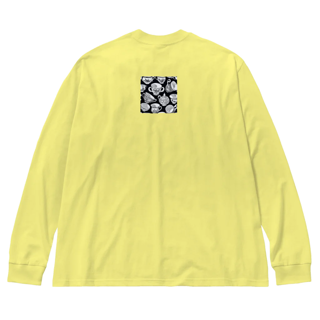 (っ◔◡◔)っ ♥ Le Petit Trésor ♥の花の詩カップ(The Flower Poetry Cup) Big Long Sleeve T-Shirt