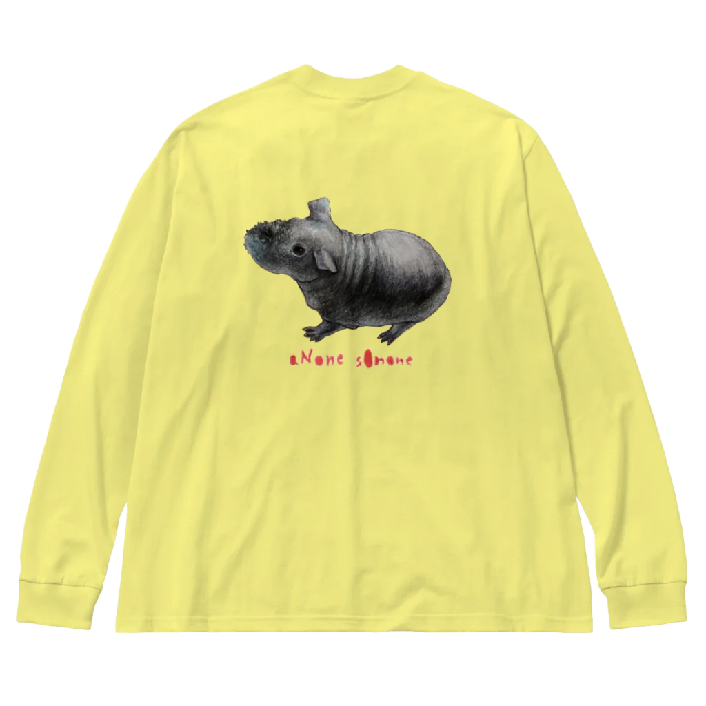 aNone sOnoneのスキニーギニアピッグ Big Long Sleeve T-Shirt