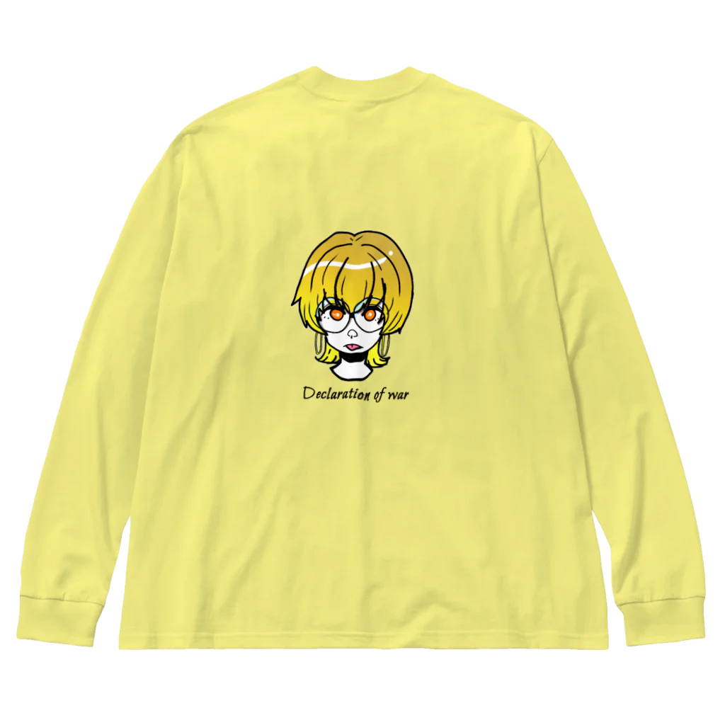 あららの宣戦布告ちゃん ビッグシルエットロングスリーブTシャツ