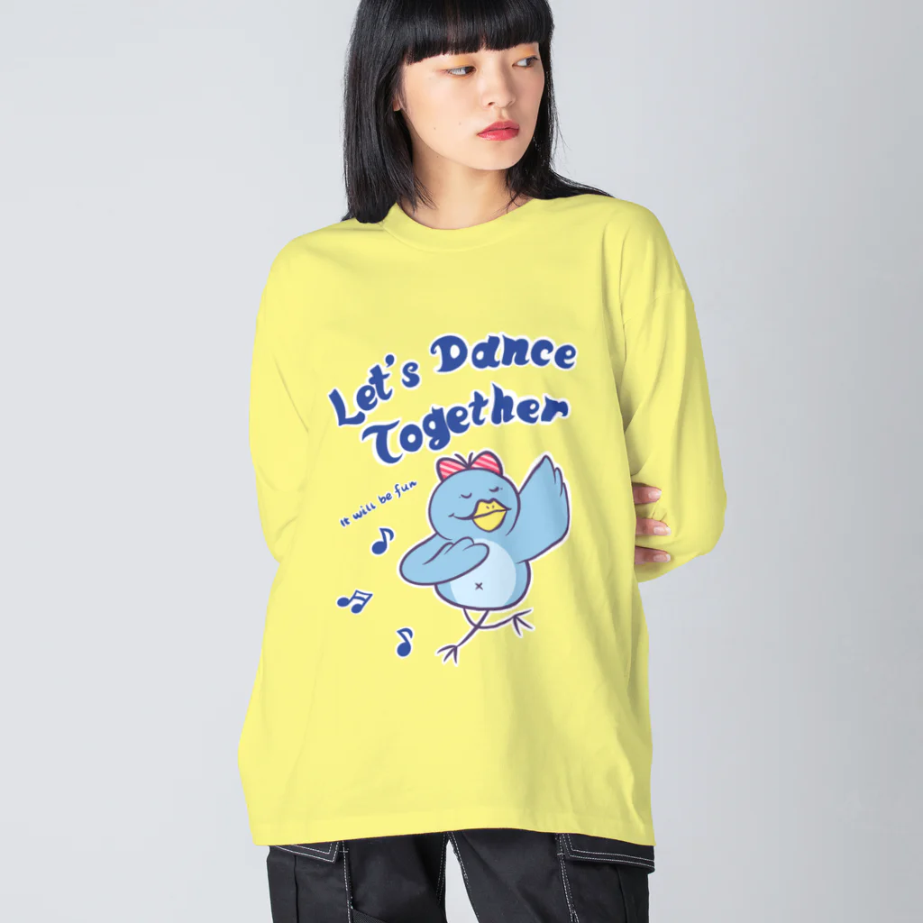  Millefy's shopのLet’s Dance Together Big Long Sleeve T-Shirt