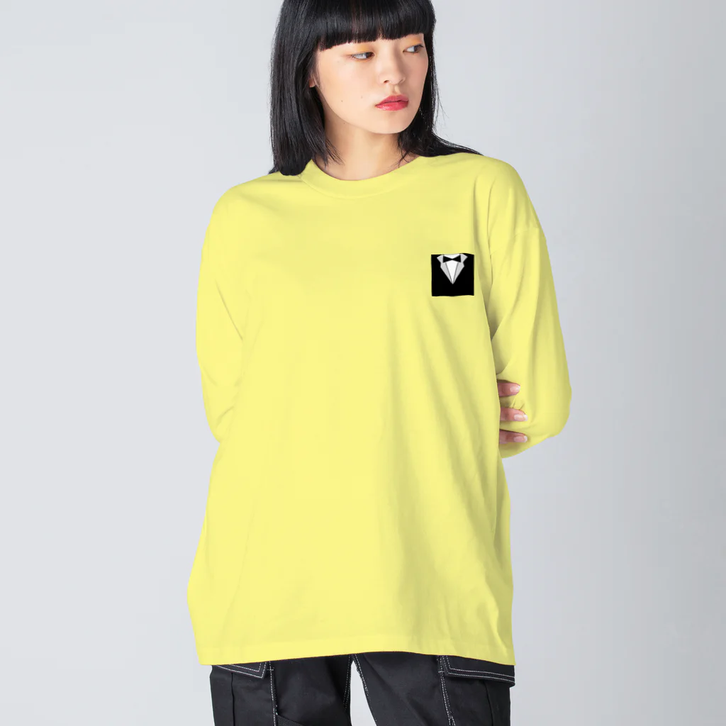 【WEB連動型】タップダンス教室 リズムスピーカーのタキシード Big Long Sleeve T-Shirt