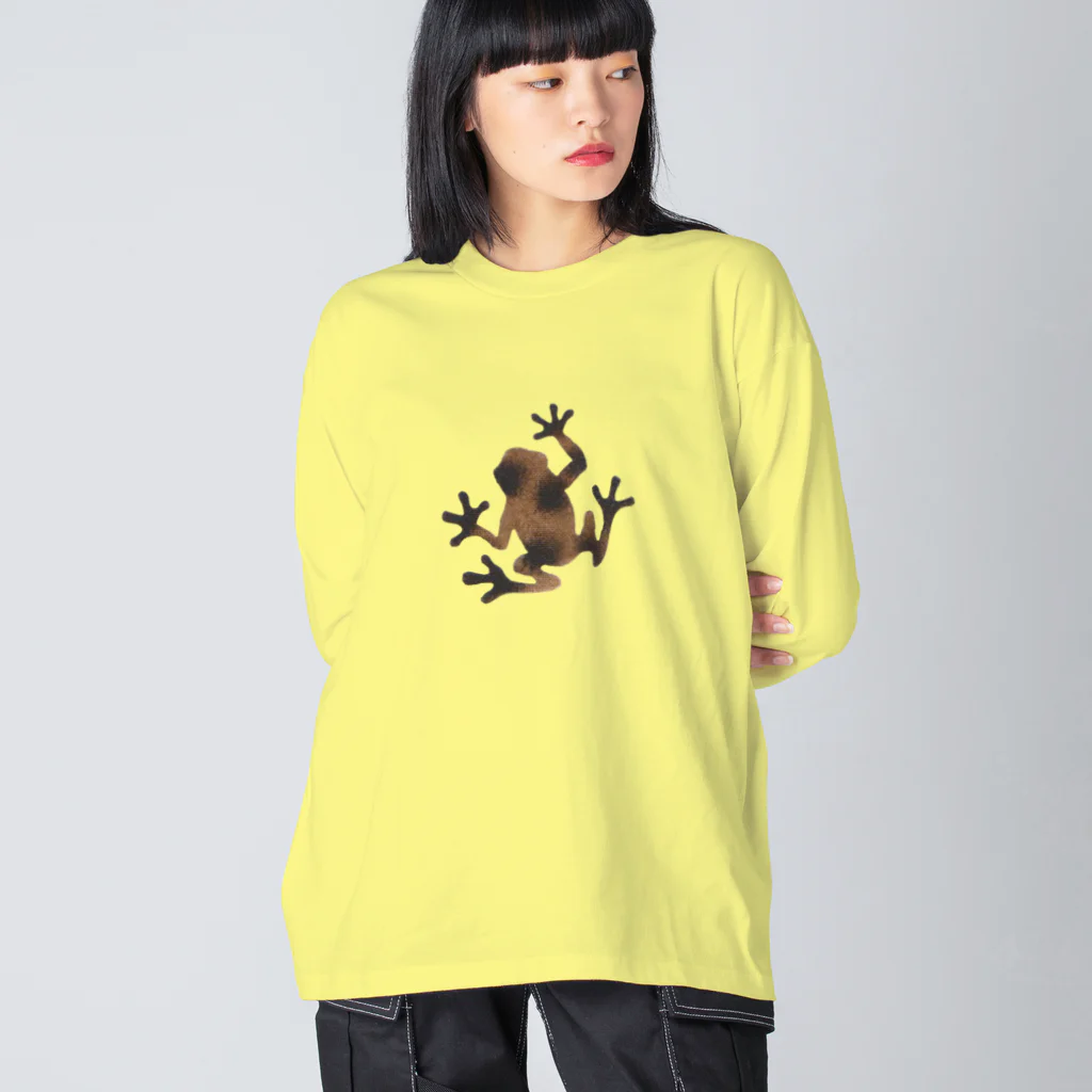 ツバメ堂の茶色いカエル Big Long Sleeve T-Shirt