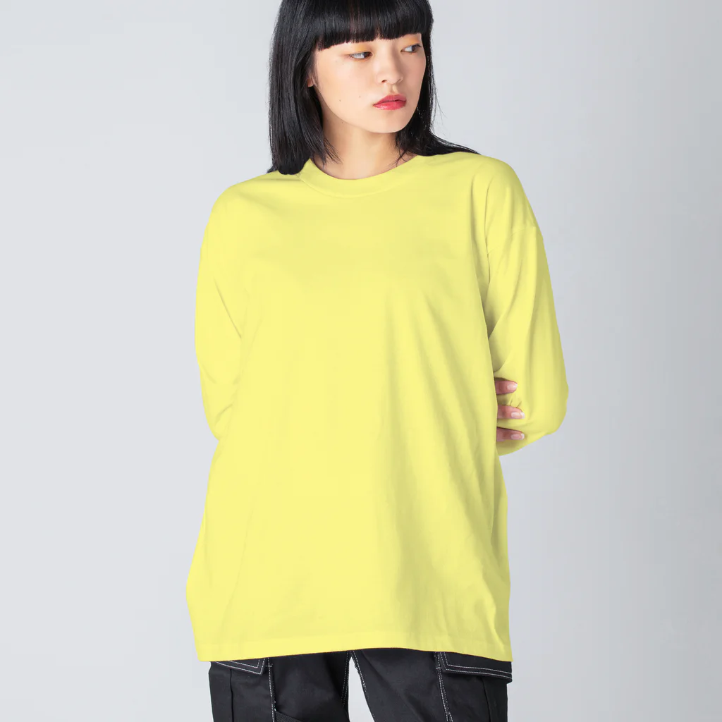 neconos Goodsのふくろねこ（ねこかもいぬかも） Big Long Sleeve T-Shirt