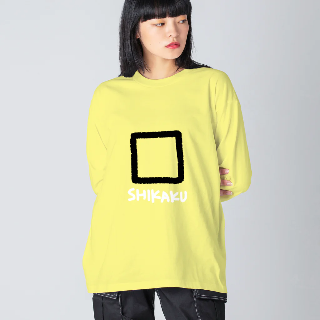 きようびんぼう社の四角 SHIKAKU ビッグシルエットロングスリーブTシャツ