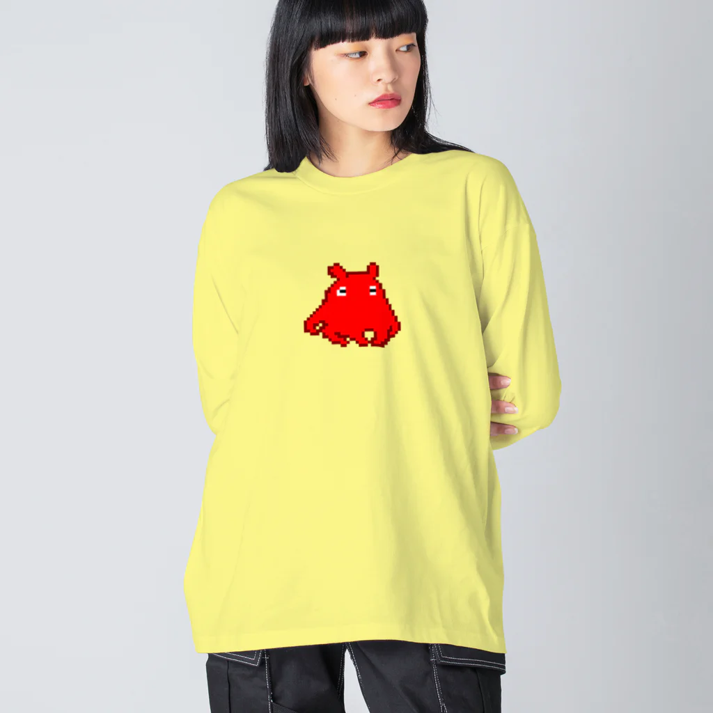 LalaHangeulのメンダコさんドットバージョン Big Long Sleeve T-Shirt