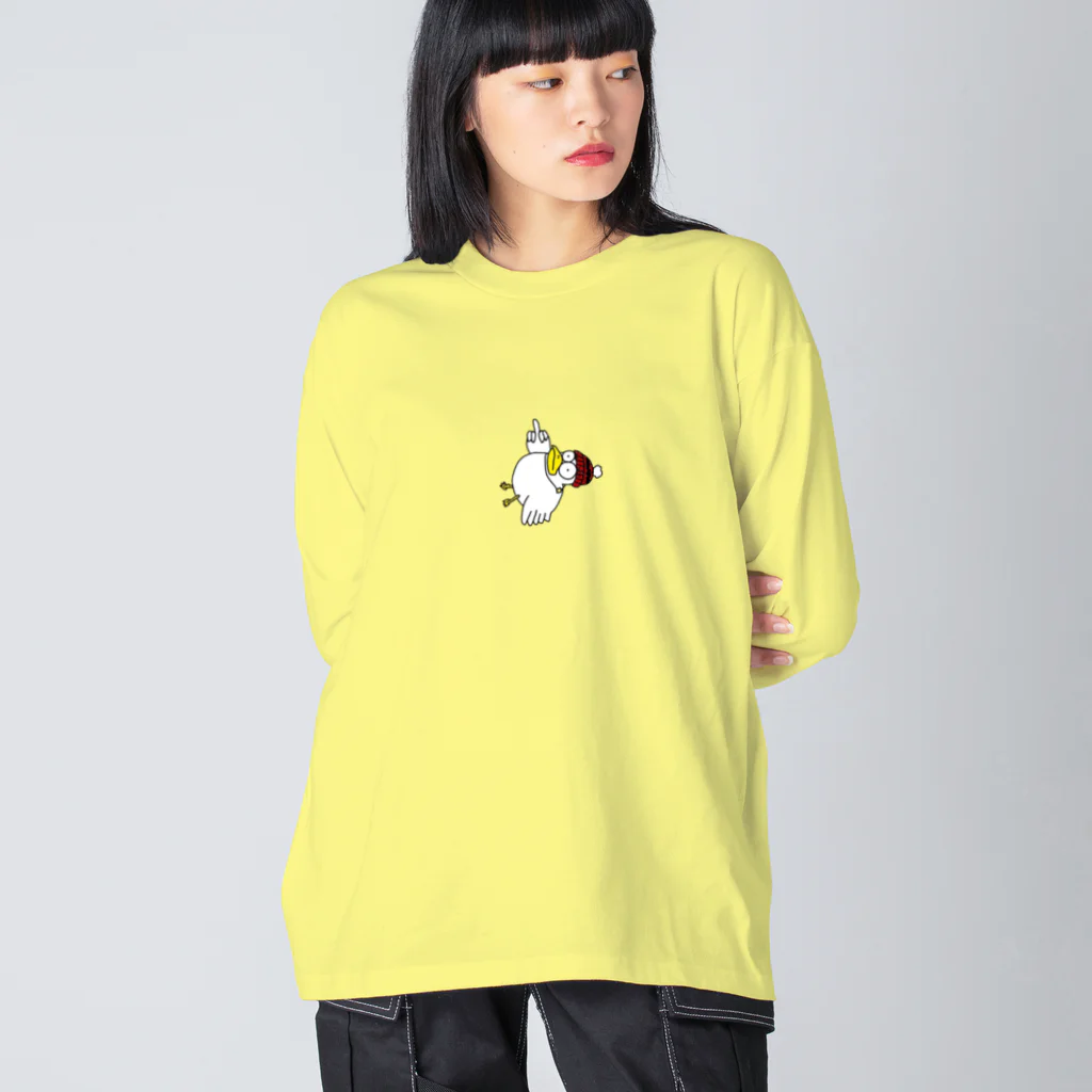 ArkwelbowのArkwelbow  "Flip the Bird" ビッグシルエットロングスリーブTシャツ