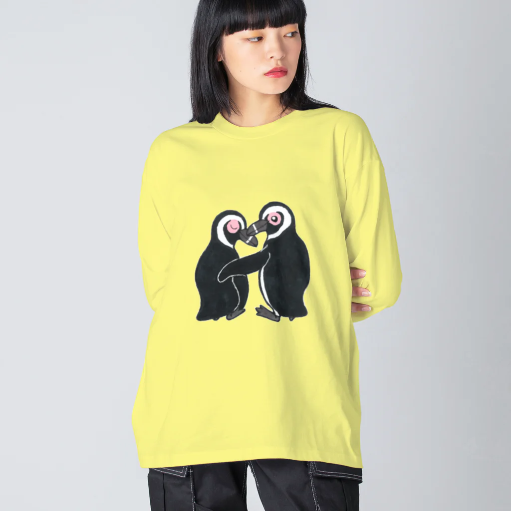 penguininkoの君の事が好き😍💕💕💕 ビッグシルエットロングスリーブTシャツ