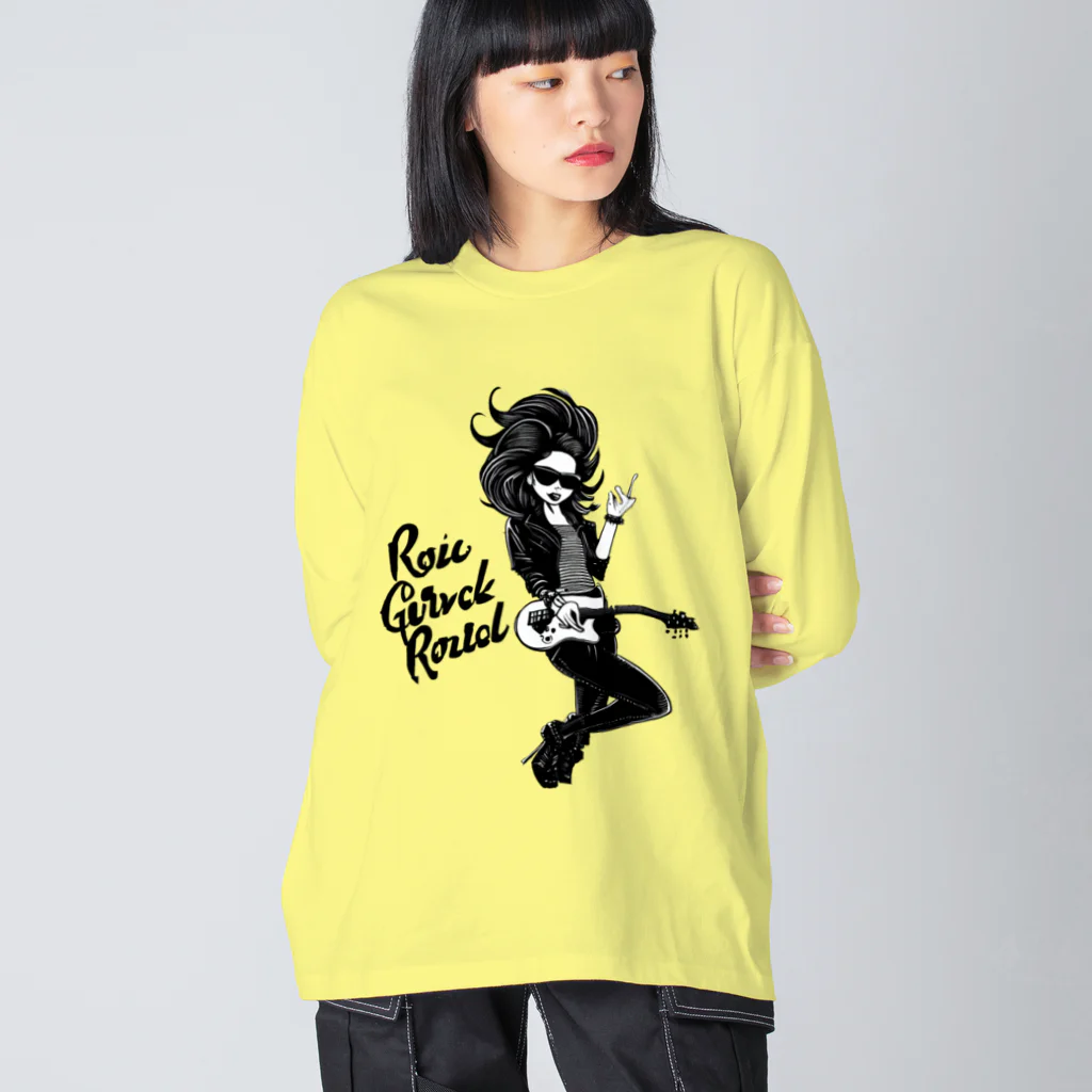 islandmoon13のROCKな女 ビッグシルエットロングスリーブTシャツ