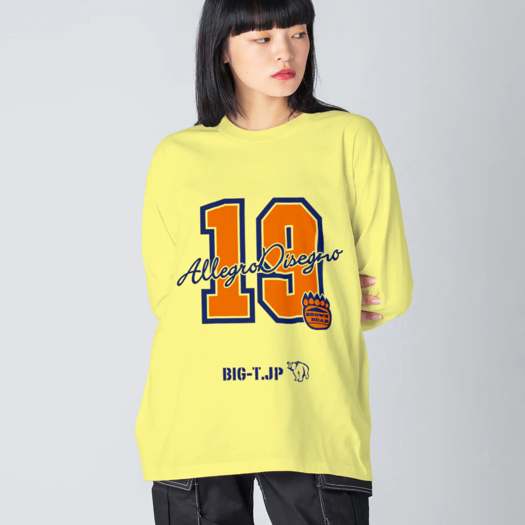 Big-T.jpのNo.19 Tシャツ ビッグシルエットロングスリーブTシャツ