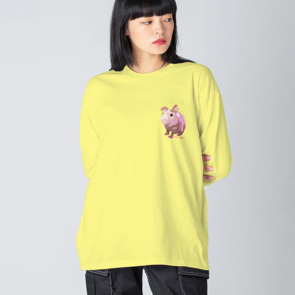 aNone sOnoneのスキニーギニアピッグ Big Long Sleeve T-Shirt