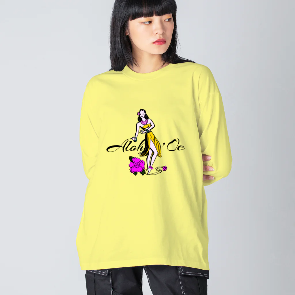 JOKERS FACTORYのHULA GIRL ビッグシルエットロングスリーブTシャツ