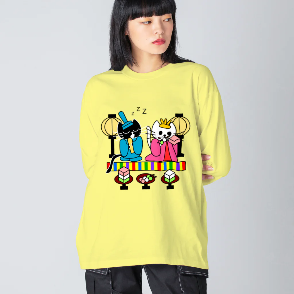 J's Mart 2ndのたまとクロの雛祭り Big Long Sleeve T-Shirt