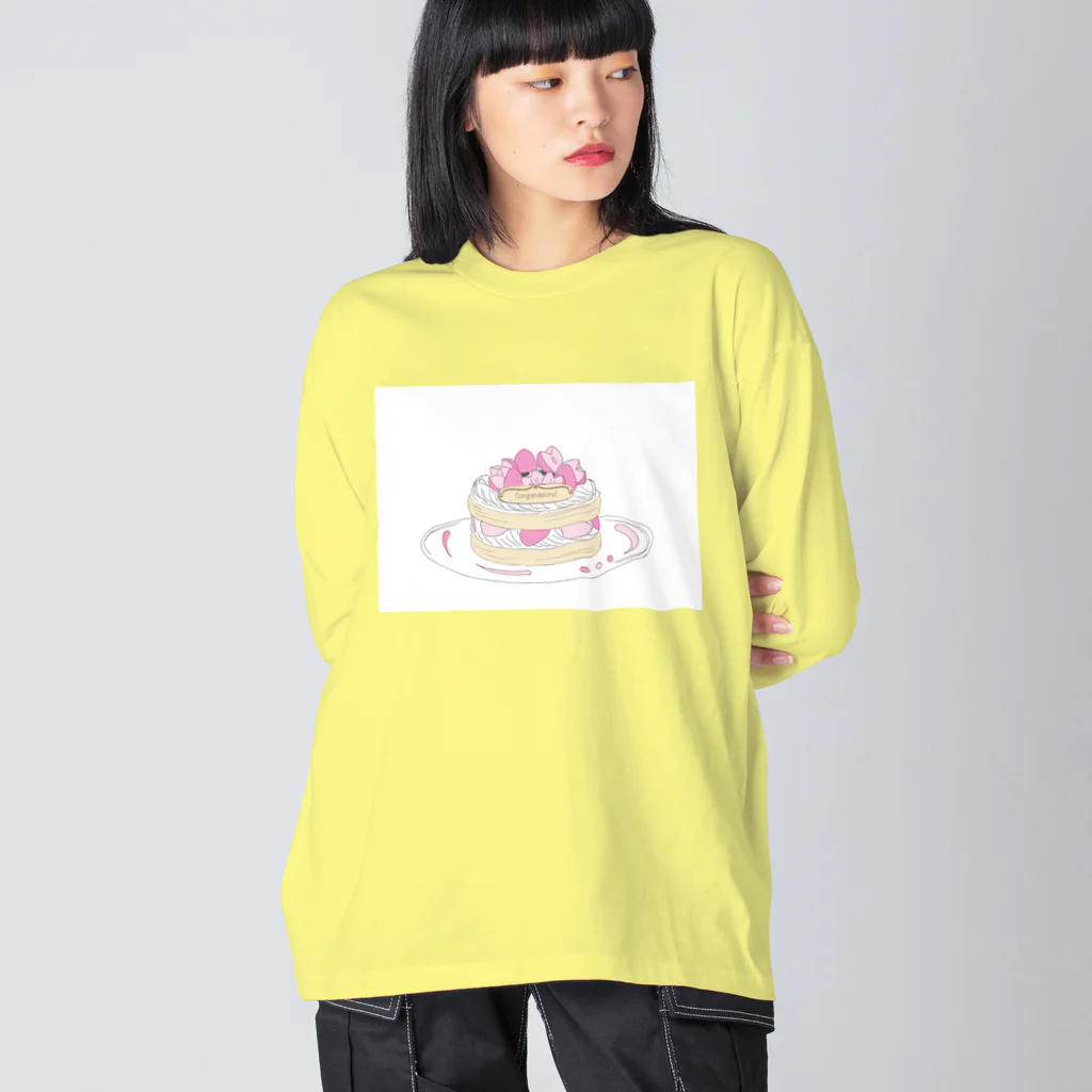 OWLsのsweet time ビッグシルエットロングスリーブTシャツ