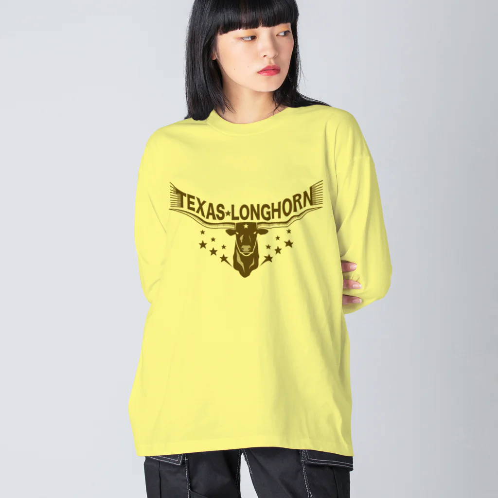 yuccoloのテキサスロングホーン Big Long Sleeve T-Shirt