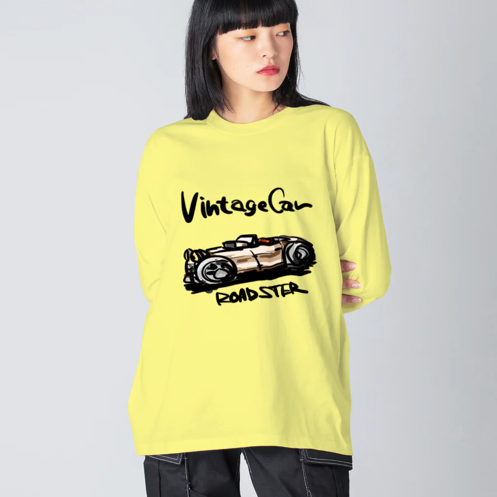 スタジオばんやのビンテージカー Big Long Sleeve T-Shirt