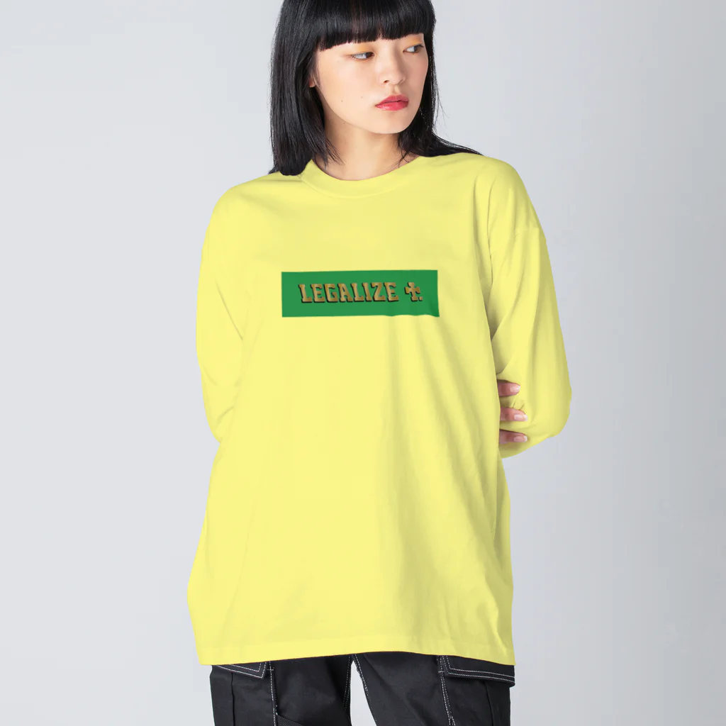 Nogenreのボックスロゴ Big Long Sleeve T-Shirt