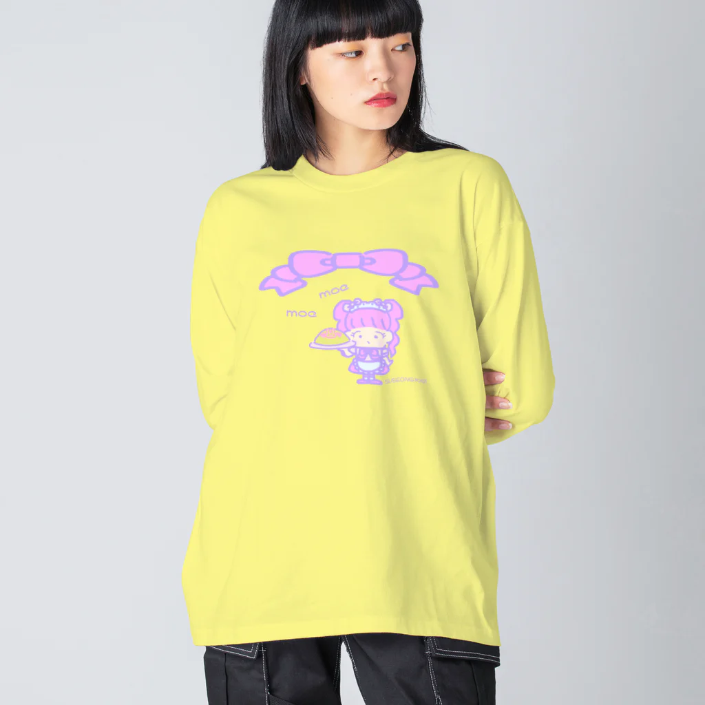 SUSEONG1991のメイドさん ビッグシルエットロングスリーブTシャツ