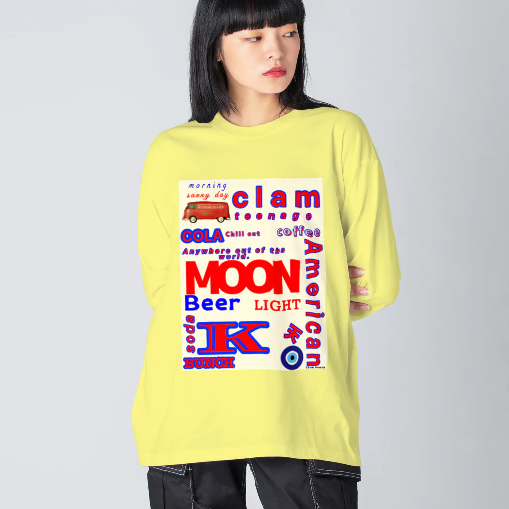 Clum bunchのメジャーリーグ ビッグシルエットロングスリーブTシャツ