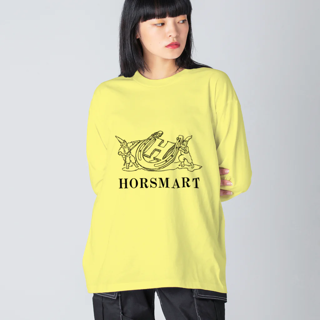 HORSMART公式ショップの色選べます『HORSMARTオリジナル商品』 ビッグシルエットロングスリーブTシャツ