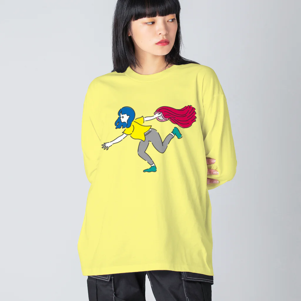 ありまゆめののレギンス一丁 Big Long Sleeve T-Shirt