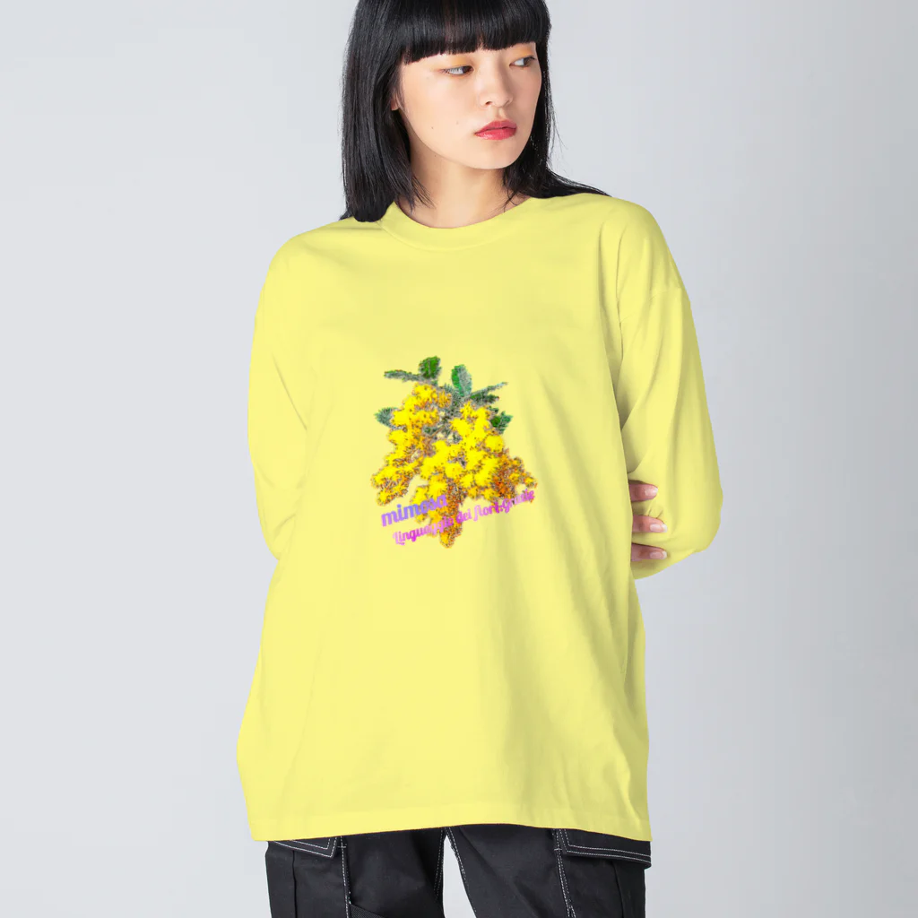 マロマロのMimosa ビッグシルエットロングスリーブTシャツ