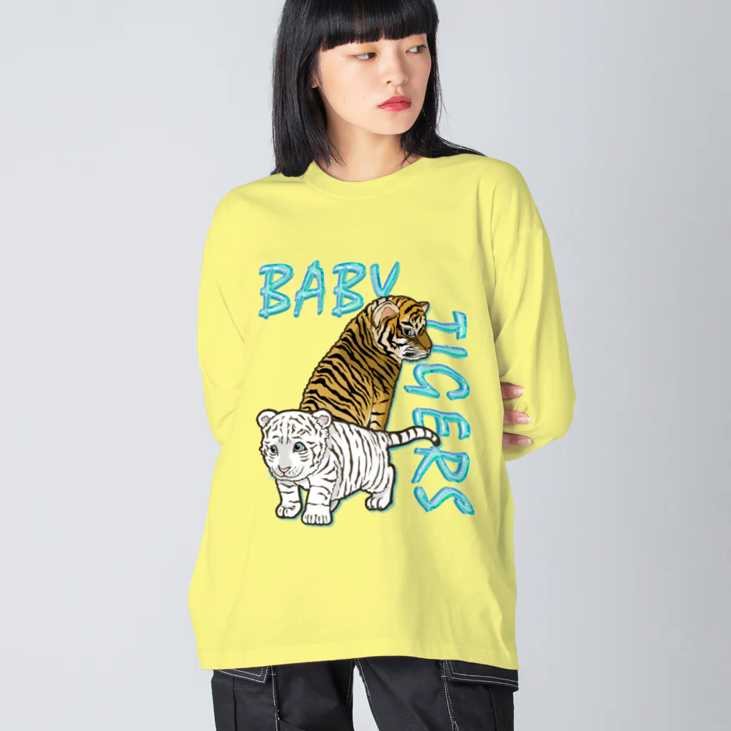 LalaHangeulのBABY TIGERS ビッグシルエットロングスリーブTシャツ