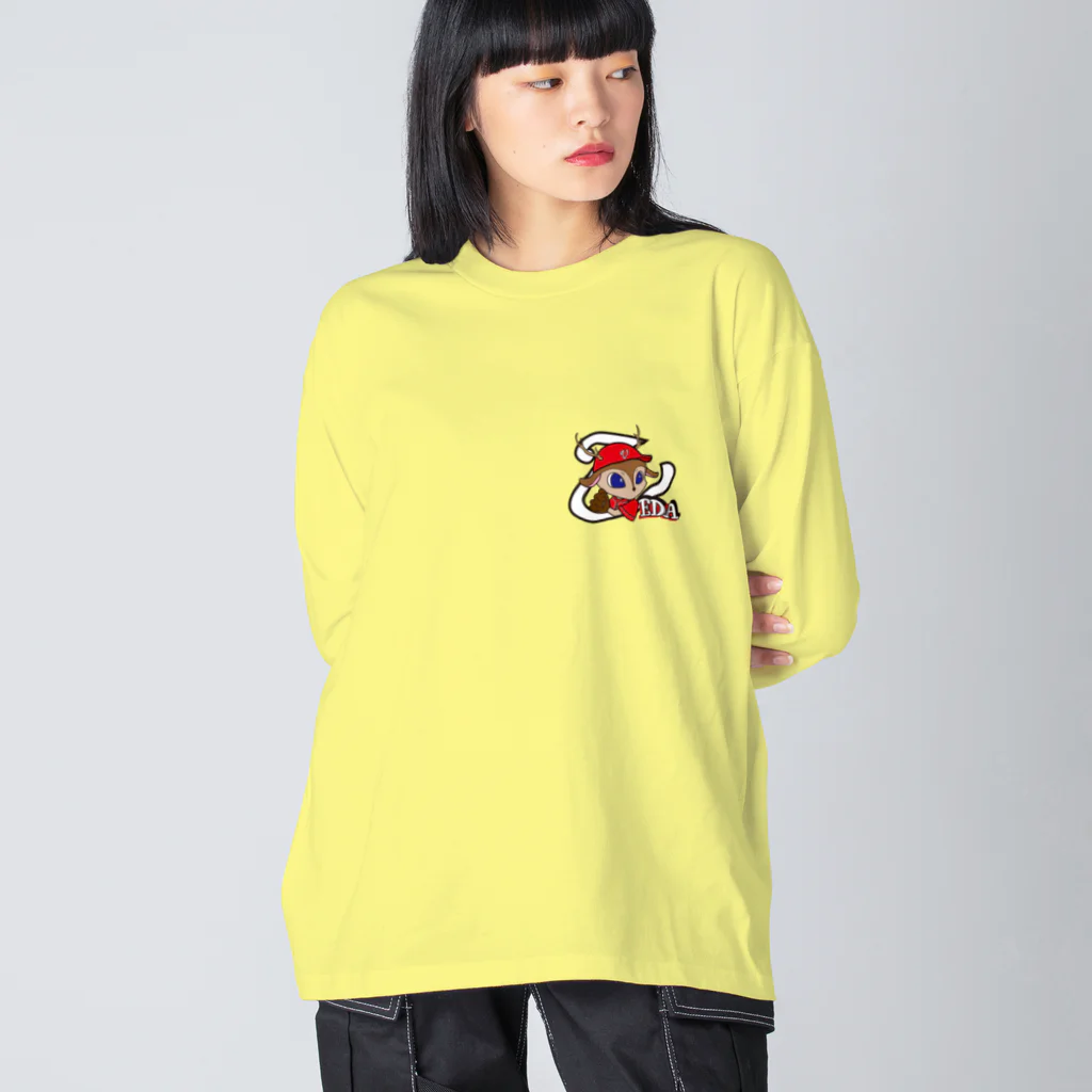 【公式】上田硬式野球倶楽部のしかマル 公式グッズ Big Long Sleeve T-Shirt