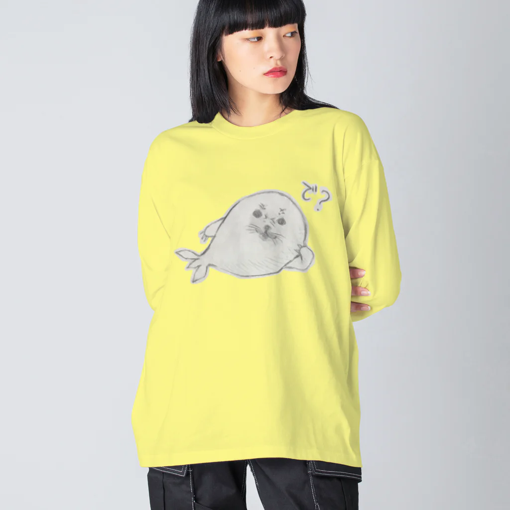 はねはね屋のふてざらし　で？ ビッグシルエットロングスリーブTシャツ